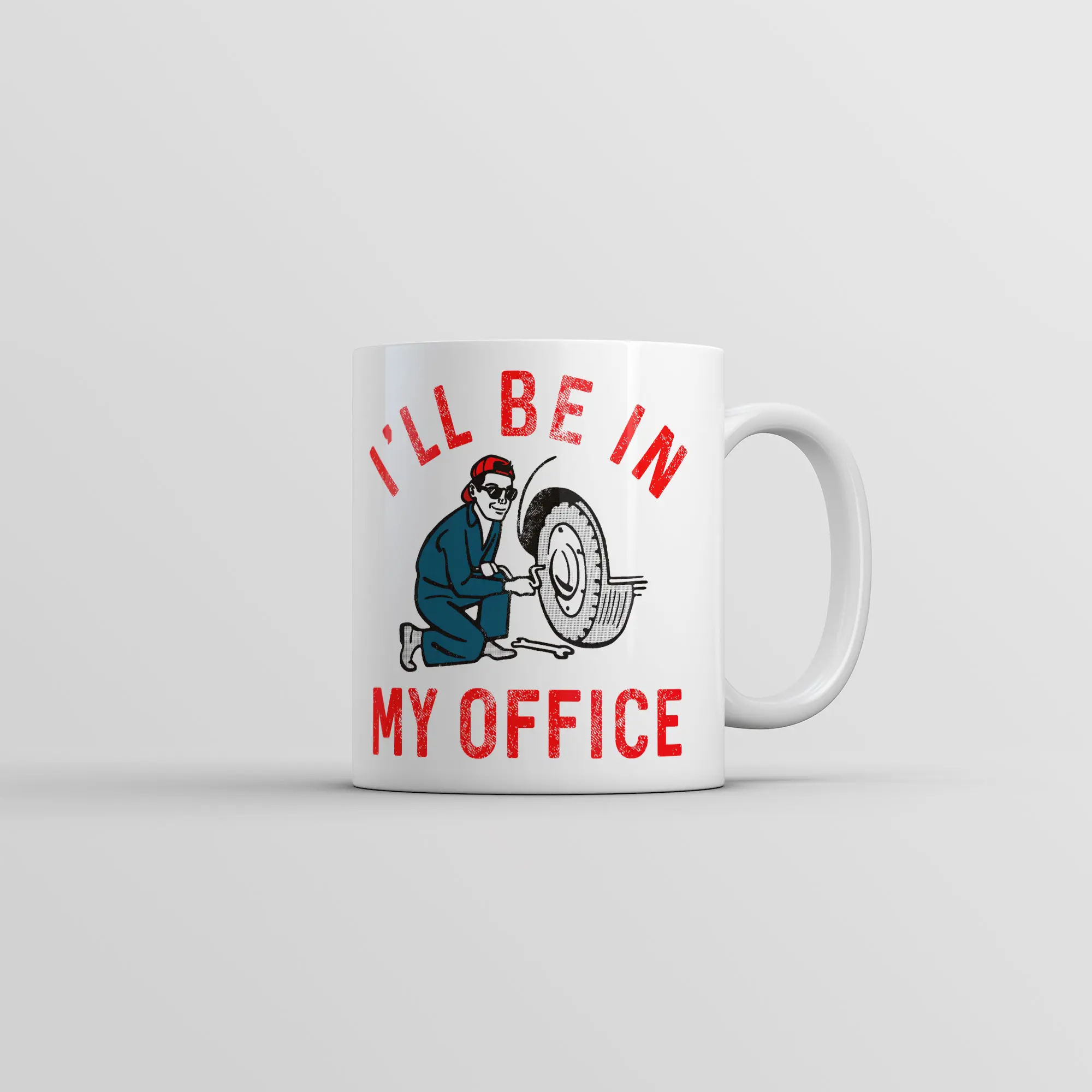 Ill Be In My Office Mug Funny Novelty Car Mechanic Coffee Cup - 11oz Funny  Coffee Mugs Ceramic Printed Drinkware Cup - TikTok Shop