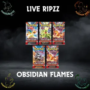 Scarlet and Violet Obsidian Flames Booster Packs