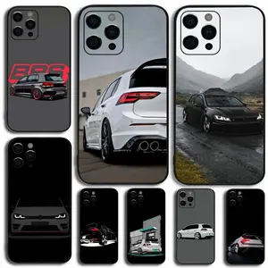 G-Golf-G-GTI Car cool Phone Case For Apple iPhone 15,14,13,12,11,Pro,X,XS,Max,XR,Plus,Mini Soft Black Cover