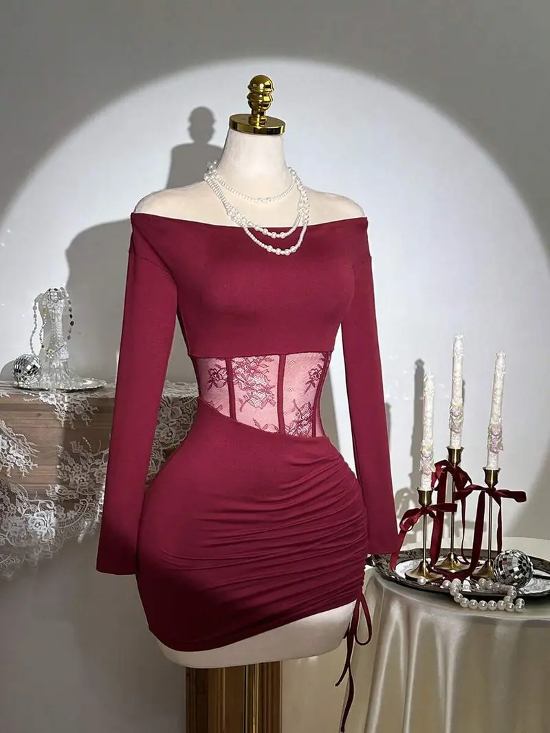 wine red gown - TikTok Shop wine red gown - TikTok Shop
