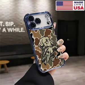 Hunting Dog Retriever Duck Aesthetic Design Pattern Casing For iPhone 17 16 15 14 13 12 Samsung 22 23 24 25 Plus Pro Max Ultra Soft Silicon TPU Shockproof Protector Vintage Unique Fashion Mobile Phone Case