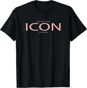 100%cotton Jaden Smith I'm Just An Icon Living T-Shirt T-Shirt