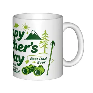 Outdoor Adventure Camping Mug For Dad |   Happy Father’s Day Gift Idea For Hiking & Nature Lovers