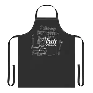 Father’s Day BBQ Apron – I Like My Butt Rubbed and My Pork Pulled – Funny Grill Gift for Dad – Pitmaster Humor – Perfect for Backyard Cookouts