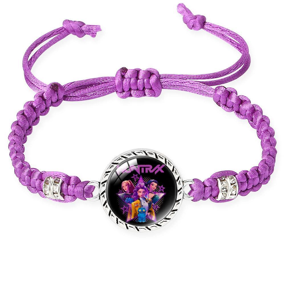K-Pop Demon Huntersr Style Adjustable Braided Bracelet — Trendy Couple & Friendship Jewelry. A Stylish Bracelet Perfect For Gifting To Friends, Besties, Partners, or Family Members. K-Pop Demon Huntersr Style Adjustable Braided Bracelet — Trendy Couple & Friendship Jewelry. A Stylish Bracelet Perfect For Gifting To Friends, Besties, Partners, or Family Members.