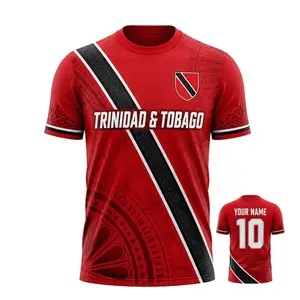 Trinidad & Tobago T Shirt Flag All Over Print 3D Tee Patriotic Gift EUJ