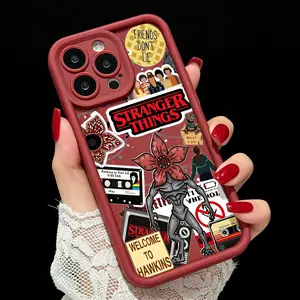 New Stranger Things Smartphone Phone Case for iPhone 17/16/15/14/13/12/11/XR Pro Max Plus Air, Anti-Drop Matte Back Cover, Fashionable Protective Case
