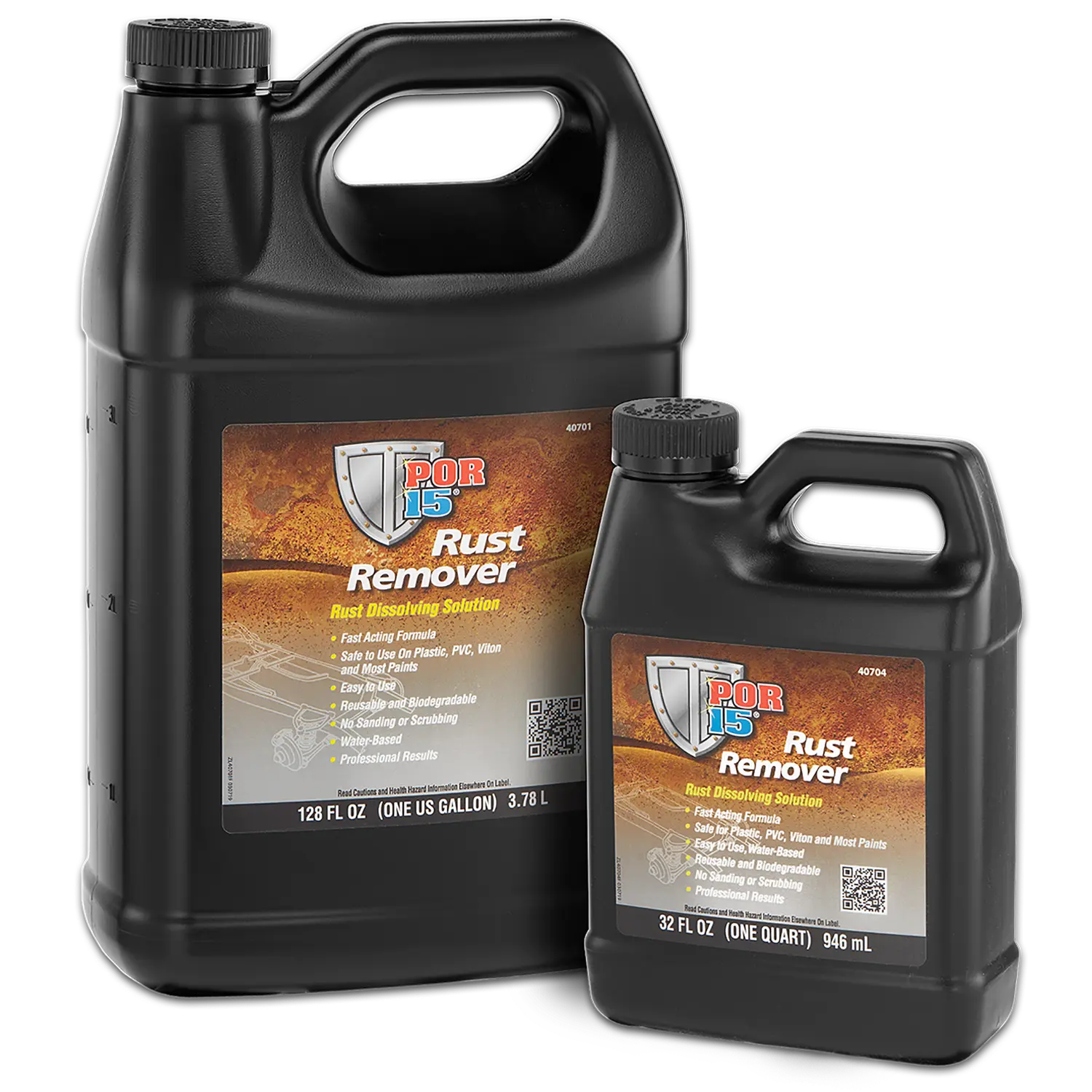 Fast-Acting Metal-Safe Rust Remover for Metal, 1 Gal Automotive & Motorcycle Car Washing & Maintenance Corrosion Treatment for Heavy Rust, Paint Care