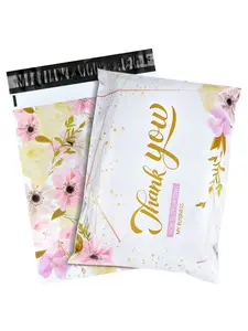 14.5X19 Inches 50 PCS Poly Mailers,Various Styles Self-adhesive Waterproof Bag Suitable for Spontaneous Express Delivery, Boutique Packaging,Clothing Express Packaging,Tear-resistant Mailing Plastic Bags