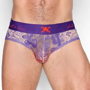 Love Bites Burnout Purple Ombre Brief