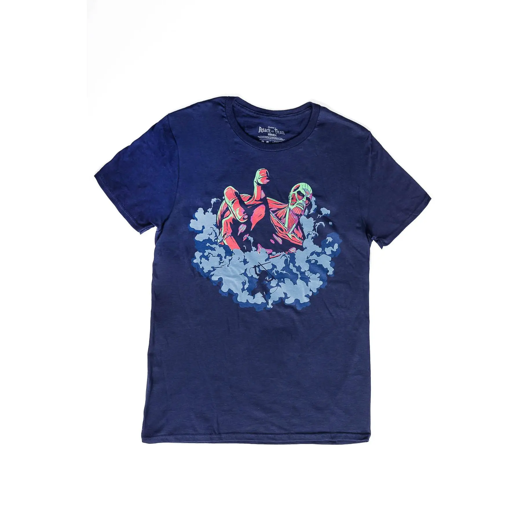 Attack On the Titan T Shirt Navy Blue