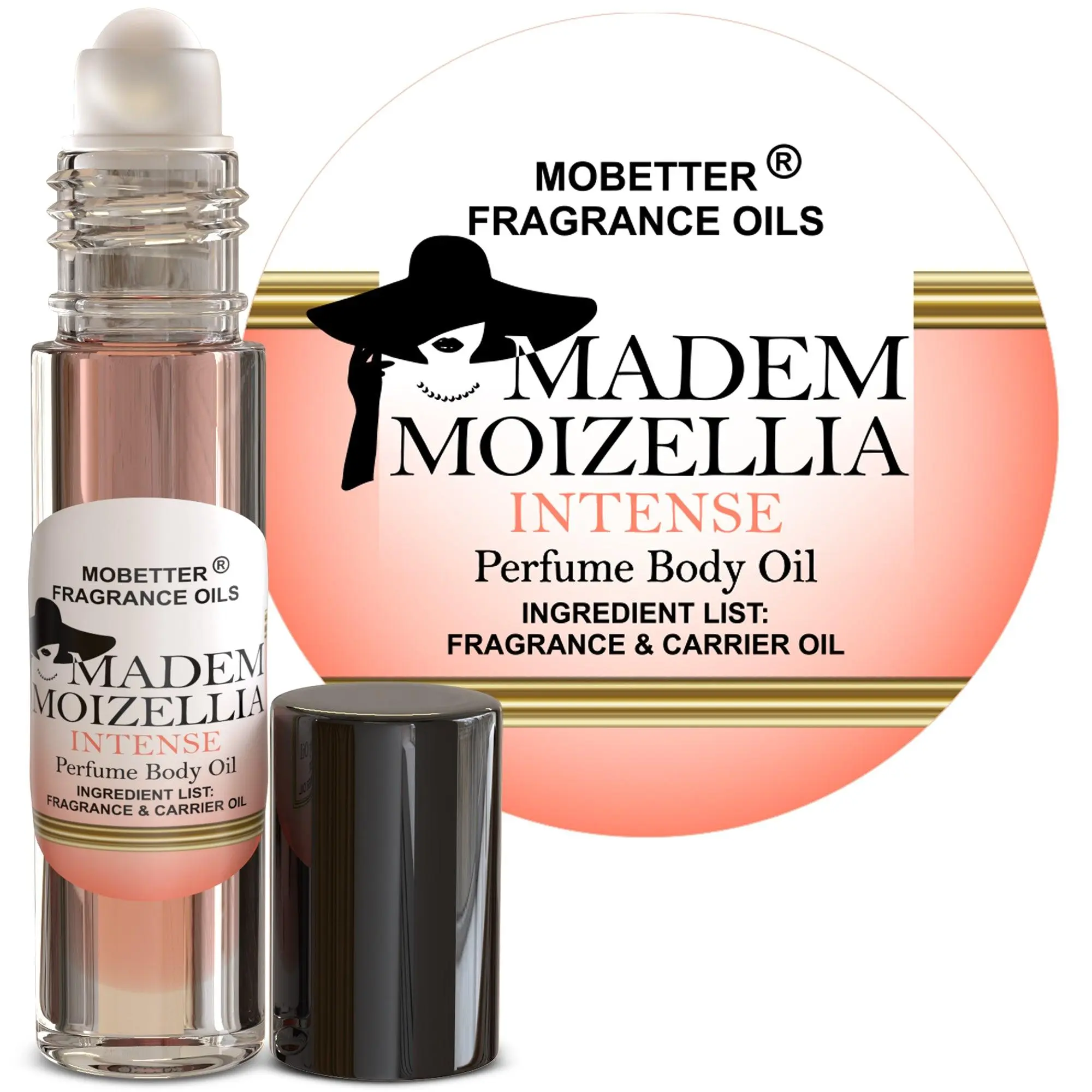 MOBETTER FRAGRANCE OILS Madem Moizellia Intense Women Perfume Body Oil 10ml Roll On