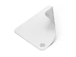 SteelSeries QcK Cloth Gaming Mouse Pad - Exclusive Micro-Woven Surface, Optimized for Gaming Sensors, Maximum Control - Size M - White