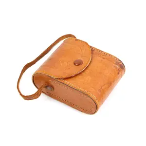 Vintage Mini Binoculars W/ Leather Case