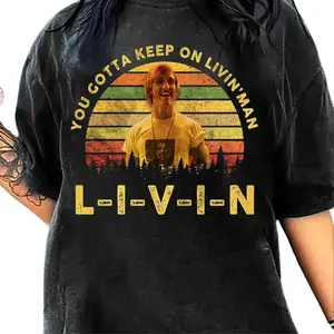 David Wooderson Dazed and Confused TShirt, David Wooderson You Gotta Keep On Livin' Vintage T-Shirt, 1980s Movies TV Show Quote Unisex TShirt