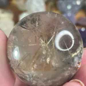 Rutilated Quartz sphere 38mm