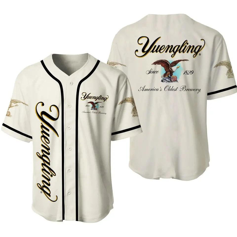Yuengling Baseball Jersey, Beer Jersey Collection, Unisex Summer Jersey