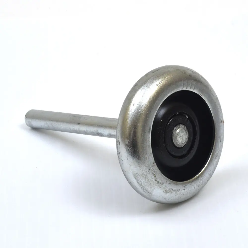 Steel Garage Door Rollers (4 Rollers) - 3 in Ball Bearings, 4 in Stem, 150lbs Per Unit, for Home Improvement Door Maintenance, 150Lbs Per Roller