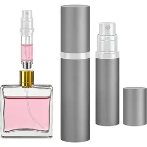 5ml Travel Perfume Atomizer Refillable, Mini Cologne  Bottle Empty, Perfume  Bottle, Fragrances Atomizer, Cologne Atomiser (Gray)