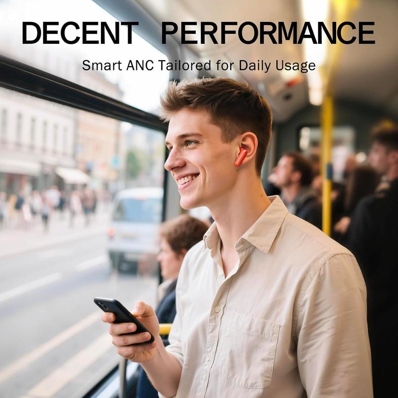 CMF Buds 2a Wireless Bluetooth Earbuds, 12.4 mm Custom Dynamic Driver, 42 dB Active Noise Cancellation, 4 HD Mics with Clear Voice Technology