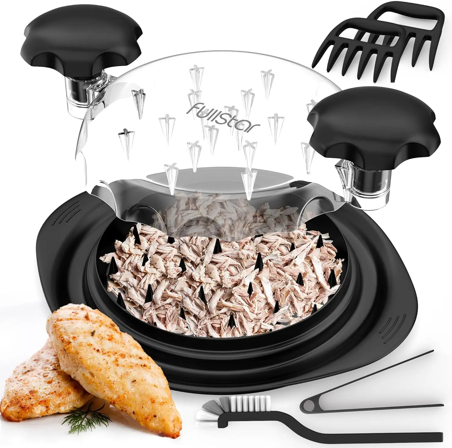 Shredder Tool Large Breast Shredder Tool Meat With Handle, Accessories, Kitchen Gadgets stainless steel Utensils large chicken grinder kitchen utensil