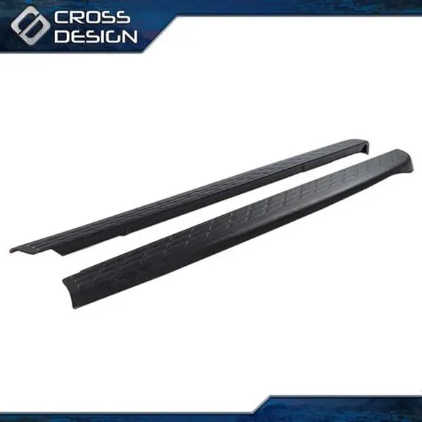 CROSSDESIGN 2 ABS Lightweight Bed Rail Caps Covers, Paint-Ready Vehicle-Specific Auto Body Replacement Part, Fits 07-13 Silverado 1500 Fleetside/Styleside 5'8" Bed Cargo Truck, 07-13 Model, Fits Fleetside / Styleside Models