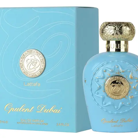 Opulent Dubai - Citrus, Fruity, Floral, Woody - Eau de Parfum Long-Lasting Fragrance for Unisex, 3.4 Ounce / 100 ml By Lattafa