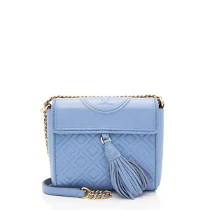 Pre-owned Tory Burch Leather Crossbody Bags Fleming Box Crossbody