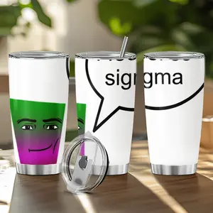 Tumbler Look At The Sigmas You Become Fnaf I Feel So Sigma Unpleasant Gradient Regretevator Stainless 20 30 Oz