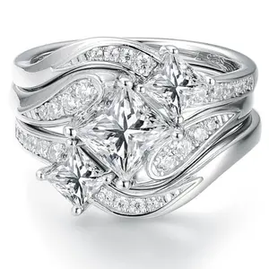 [TW]  "Treasure" 2.4ct 925 Sterling Sliver Ring Perfect Gift For  Engagement Wedding Party Gift Birthday Gift For Women (KD475)