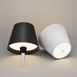 2025 New Wireless Bottle Lamp - LED Bottle Lights for Liquor & Wine Bottles, Cordless Lampshade, Whiskey Bottle Top Light, Bottle Stopper Night Light Kit, Rechargeable 3-Tone Touch-Dimmable
