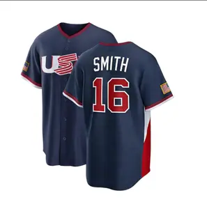 Will Smith Jersey,USA 2026 World Baseball Classic,Navy Limited Stitched Shirt ManYouth size,Custom Jersey #Baseballjersey