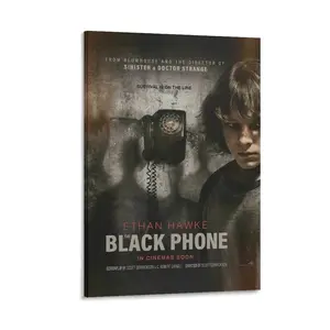 The Black Phone Horror Movie Posters. Bedroom Decor. Adds Horror Charm.Ideal for Modern Home Decor. Canvas Poster Bedroom Decor Sports Landscape Office Room Decor Gift Frames Wall Ornaments Decoration Artistic Photo
