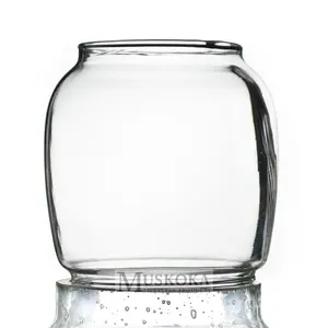 Small Hurricane Glass Clear MUS121