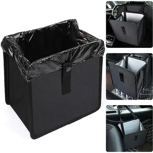 Foldable Car Trash Can, Long 23cm Medium Large Capacity, Hanging Waterproof Leak-Proof Storage Bag, Car Storage Organizer, Car Interior Accessories Gift
