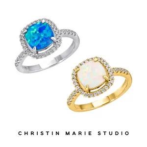 Rounded Opal Ring