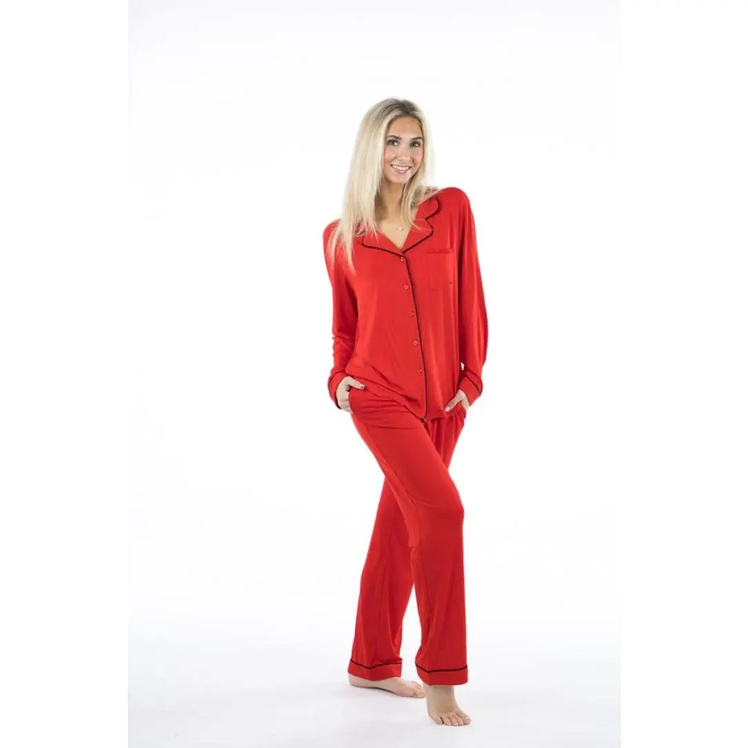 DreamCool Pajama Pants - Breathable Bamboo & Spandex Loungewear for Women Hot Sleeper Comfortable Pajama Nightwear Perimenopausal