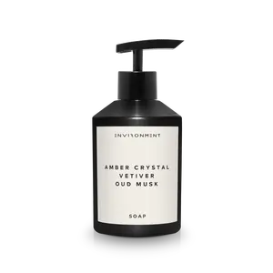 ENVIRONMENT Inspired by Designer Perfume BR540 Hand Soap, 300ml Luxury Liquid Hand Soap (Amber Crystal | Vetiver | Oud Musk) Home Essentials, Kitchen & Bathroom Hand Soap, Hand Wash, Cruelty-Free