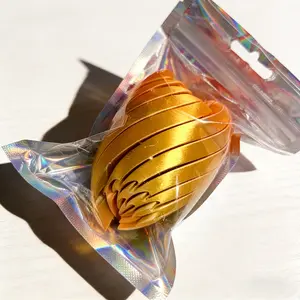 3D Printed Fluid Motion Fidget Egg, Easter Egg Stress Relief Desk Toy, Quiet Non-Toxic PLA for Home & Office Use tjl