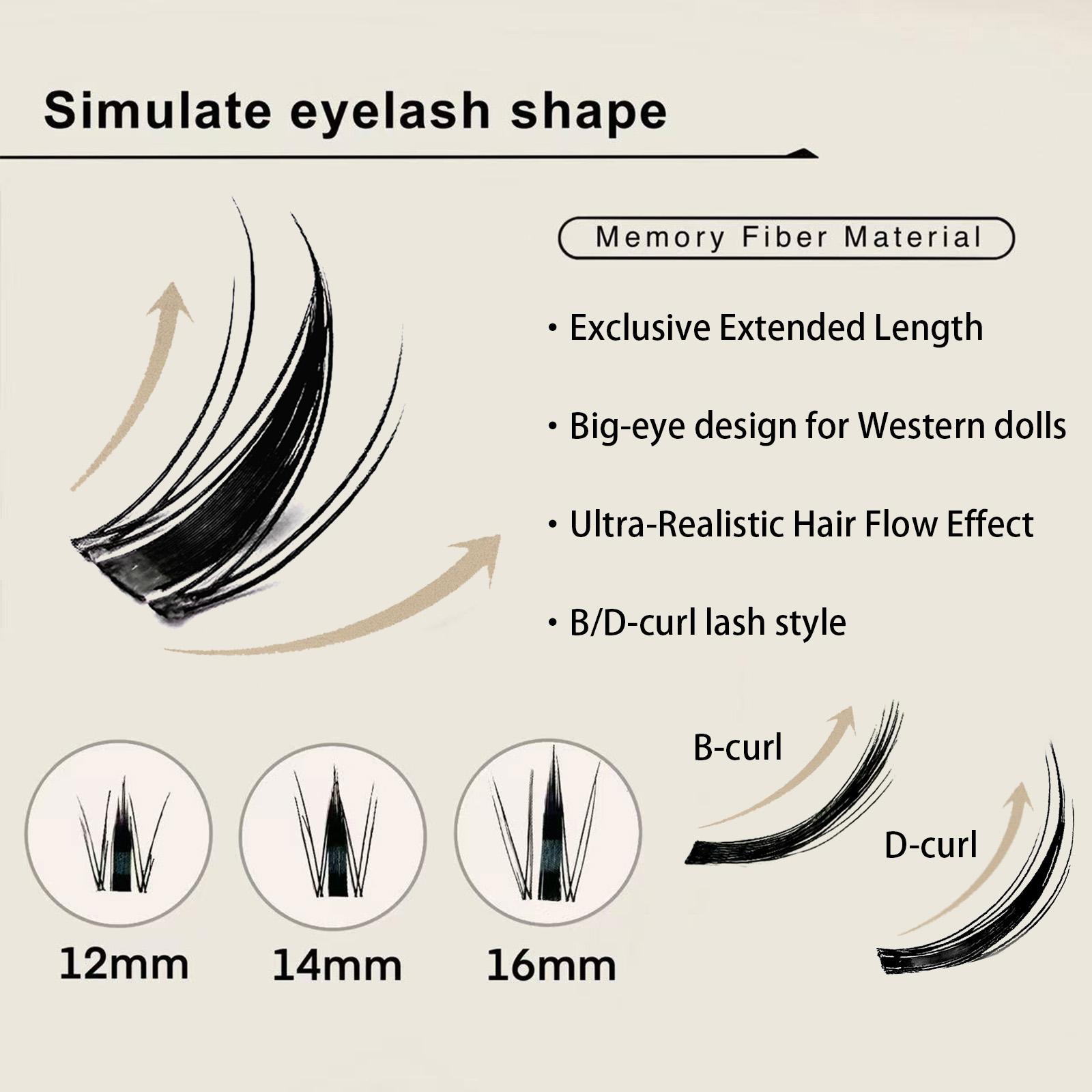 JVLBEAUTY 【BOSS BABE】 Stage & Camera Ready , Party Essential Full Thick Dramatic Lashes For Party & Makeup