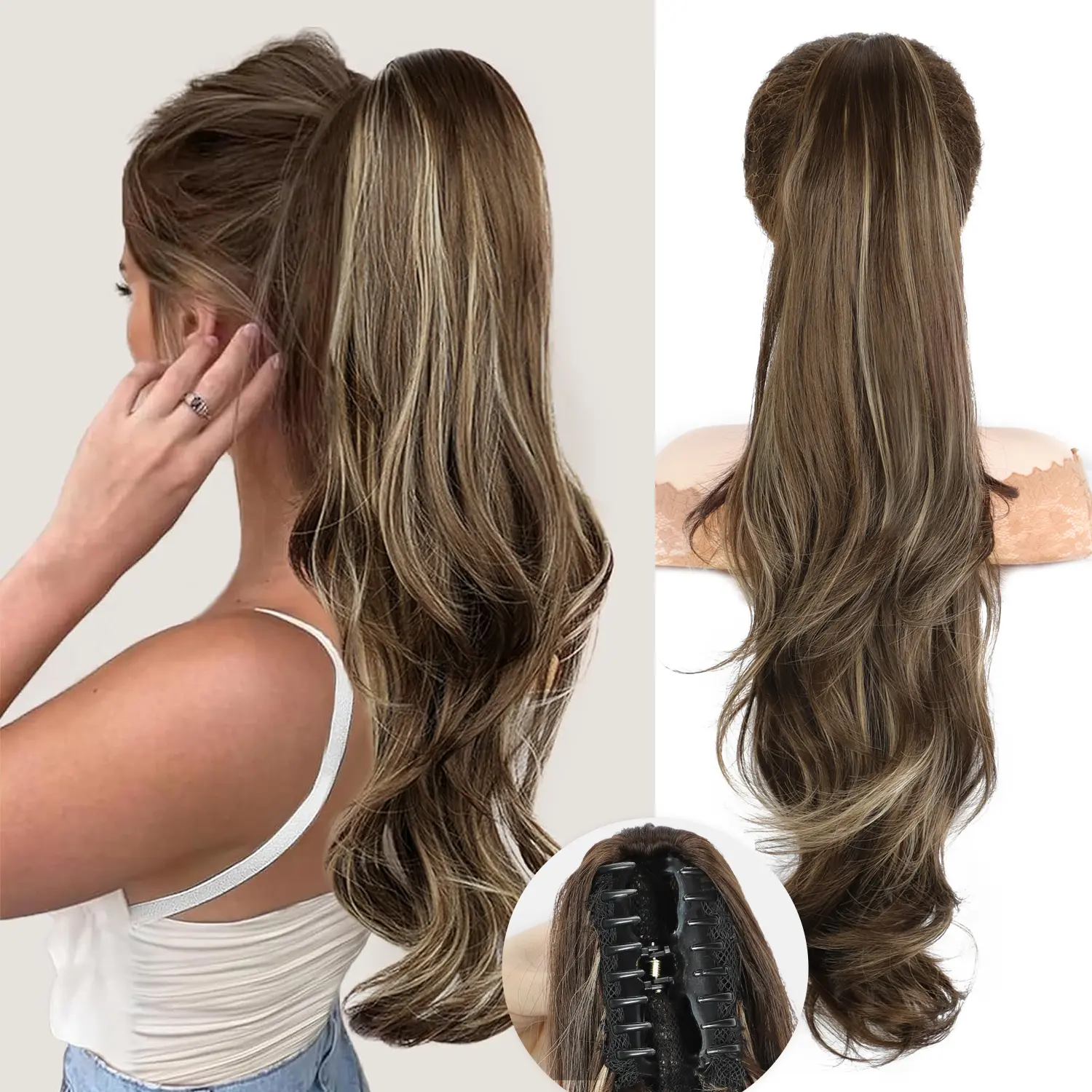 Blonde & Medium Brown 26Inch