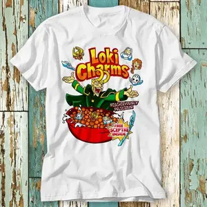 Bifrosted Loki Charms Thor Superhero Anime Antihero Asgard Bifrost T Shirt Top Design Unisex Ladies Mens Tee Retro Fashion Vintage S822