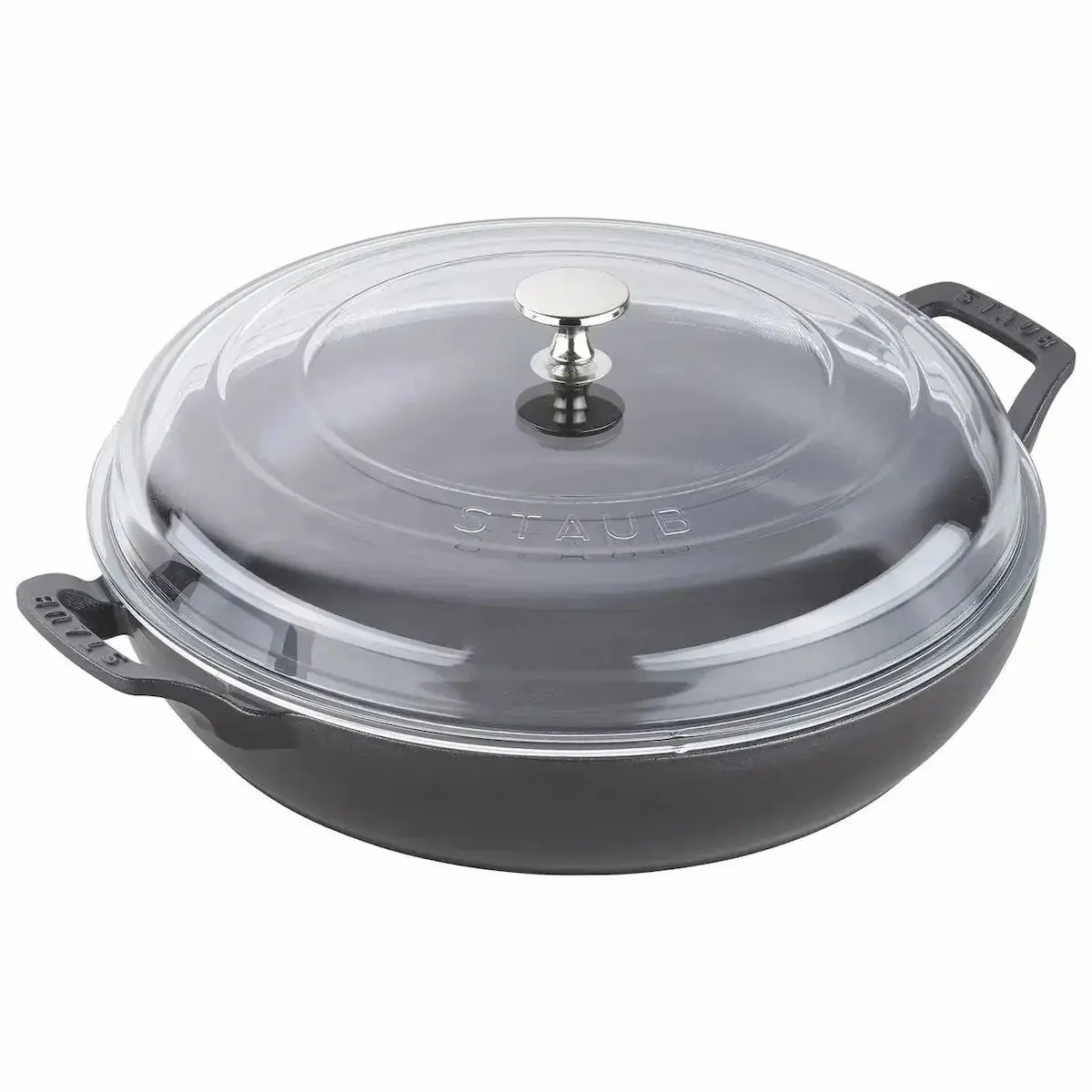 Staub 3.5-Quart Braiser with Glass Lid