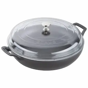 Staub 3.5-Quart Braiser with Glass Lid