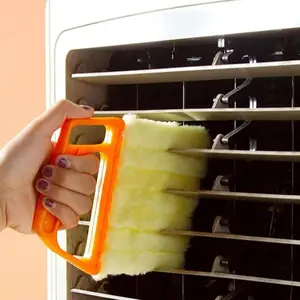 Generic Multifunctional Window Blinds & Air Conditioning Cleaner Brush Portable ABS Duster for Household Crevice Cleaning Tool home essentialsbedroom decor