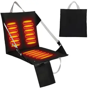 Portable Heated Seat Cushion – Foldable USB Heating Pad with 3 Heat Levels, Stadium & Camping Heated Seat for Indoor/Outdoor Use, Travel-Friendly Warm Seat Pad (Power Bank Not Included)