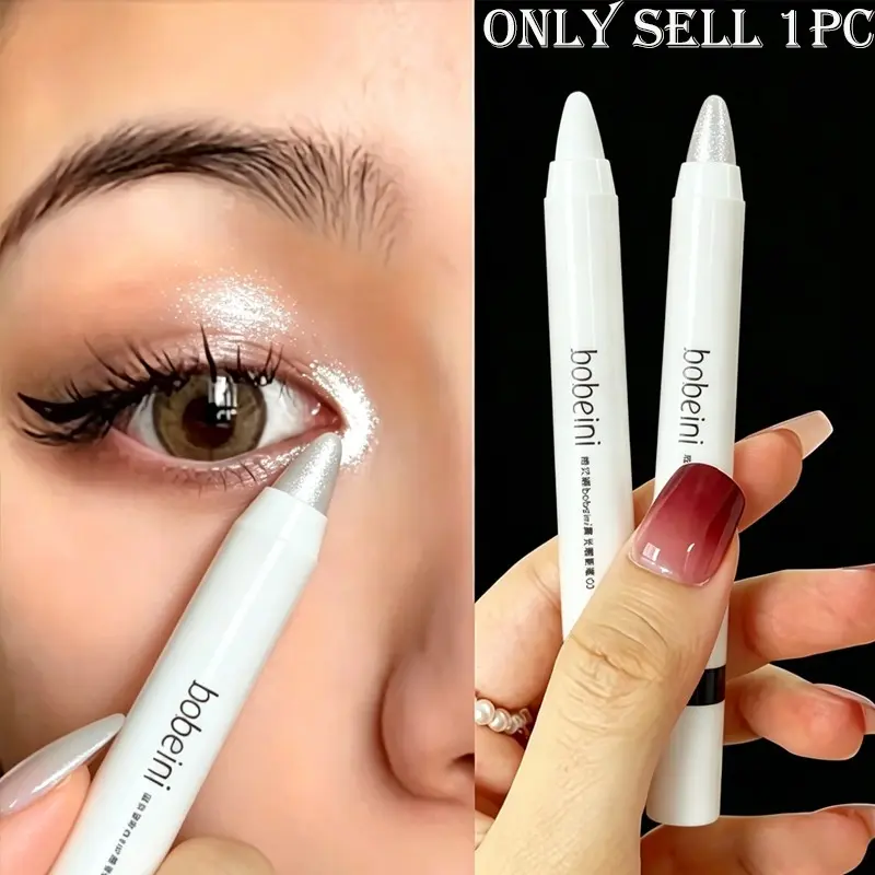 Cool silver & warm gold glowy highlighter pen, elegant cool tone and gentle warm tone, create various makeup vibes