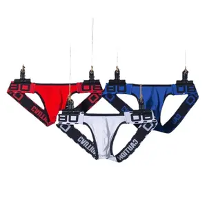 BELY Menswear Men's Low-Waist Thong - Double Strap, Backless, Simple, Seamless, Plain Solid, Elastic Cotton, Breathable, Comfy Underwear for Daily & Athletic Use, Thong Men's Briefs, Seamless Boxer Briefs, Performance Underwear