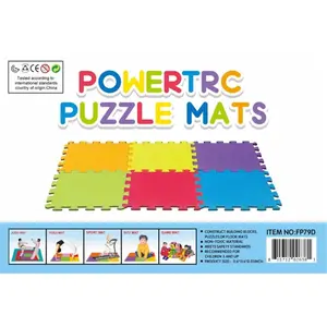 AZ Trading & Import  10 Piece Soft Foam Puzzle Mat, 5 x 2 ft.
