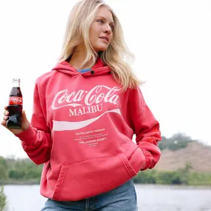 Coca-Cola Malibu - Hideout Hoodie - Vintage Red, Candy, Polyester